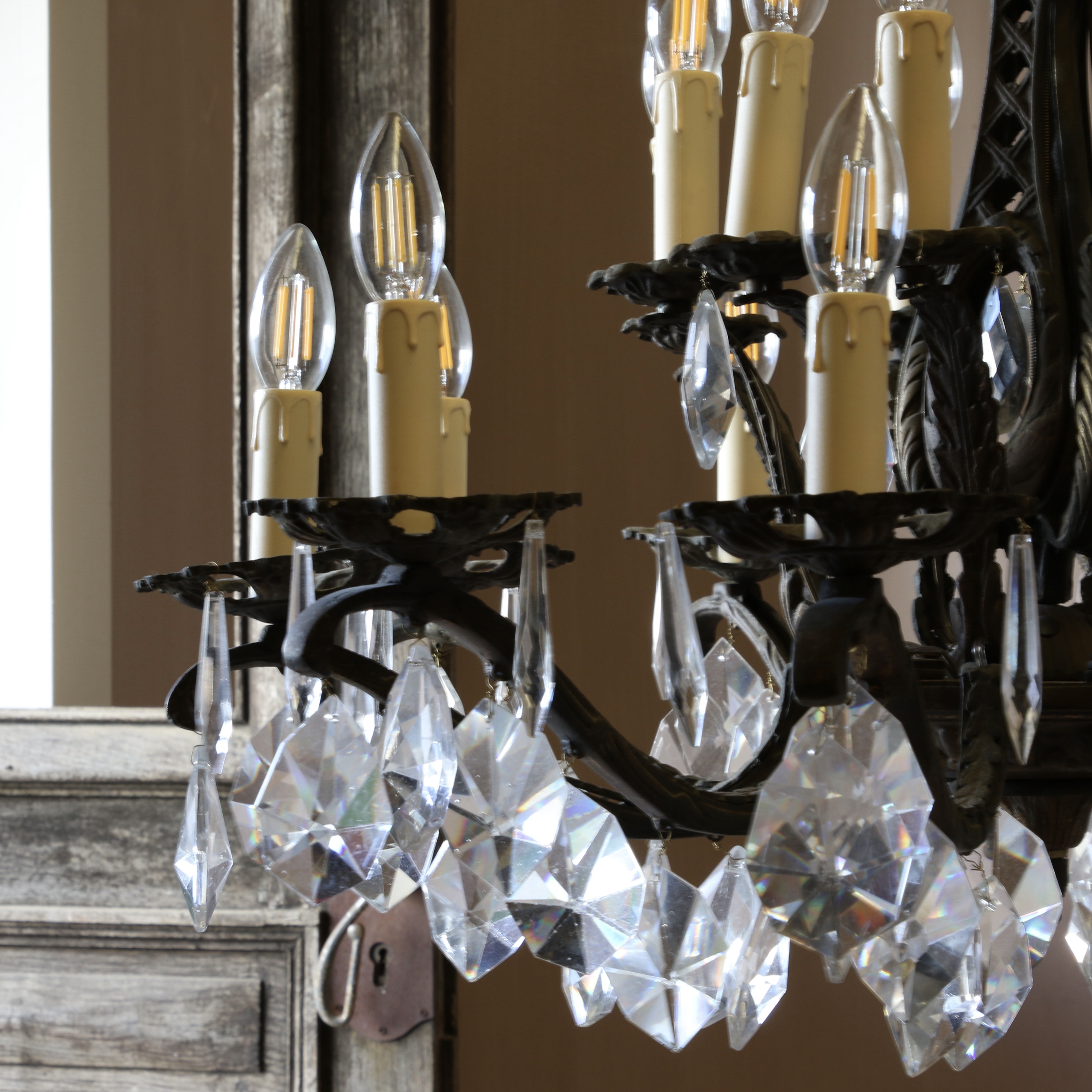 French 20 Light Chandelier